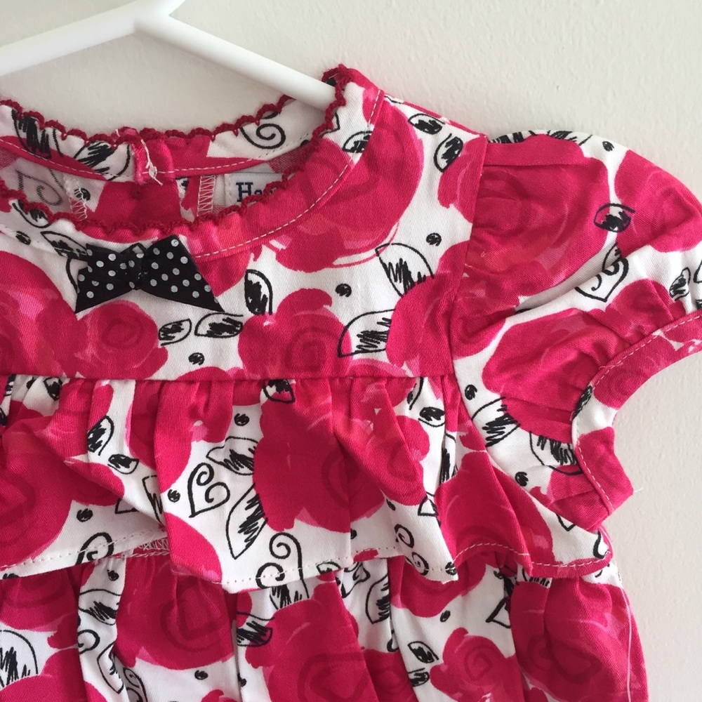 NWT HARTSTRINGS FLORAL RUFFLE TOP - Picture 2 of 2